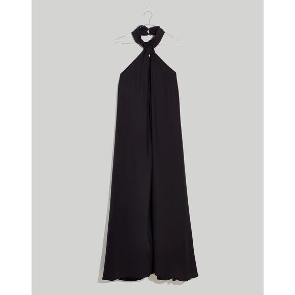 Natalie Martin Dresses & Skirts - Natalie Martin Astrid Knotted Halter Silk Maxi Dress - XS/P